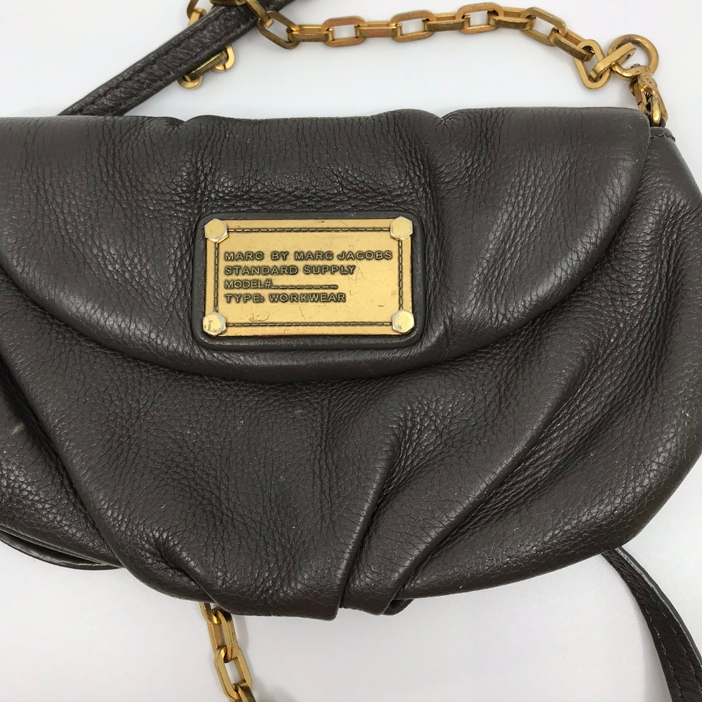 MARC JACOBS Pre-loved Gray Leather handbag - Picture 2 of 8